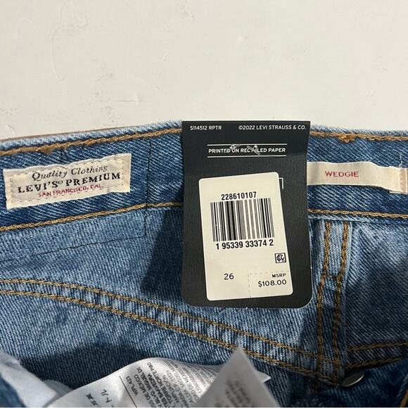 LEVI'S Wedgie Icon High Rise Jean Size 26 - Picture 11 of 15